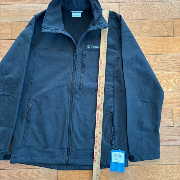 Columbia Cruiser Valley Softshell Men's S Dark Grey Jacket Brand New NWT - Picture 5 of 6